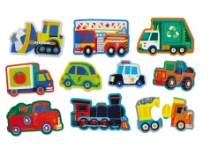 Crocodile Creek Let's Begin Puzzles - Vehicles Fashion