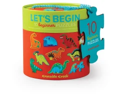 Crocodile Creek Let's Begin Puzzles - Dinosaurs Fashion