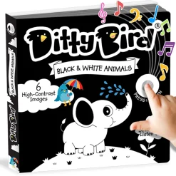 Ditty Bird ® Black and White Sound Book for Newborns Outlet