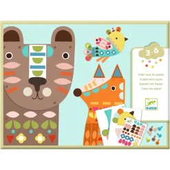 Djeco 3 Giant Animals Collage Activity Online