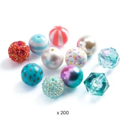 Djeco Bubble Beads - Silver Sale