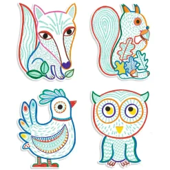 Djeco Coloring: Forest Friends Discount