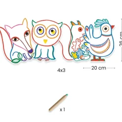 Djeco Coloring: Forest Friends Discount