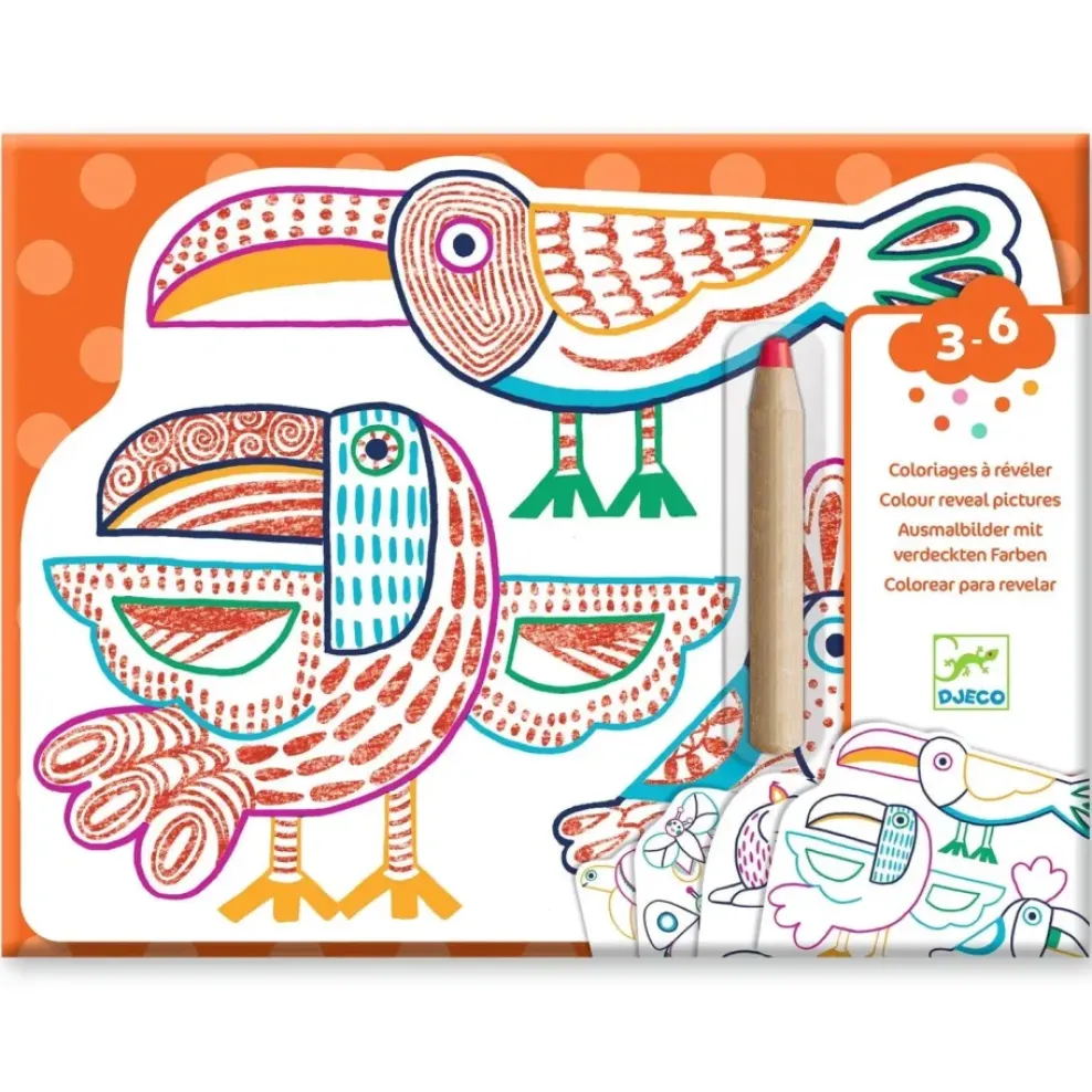 Djeco Coloring: Wild Families Online