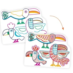 Djeco Coloring: Wild Families Online