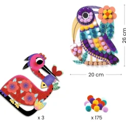 Djeco Create with Pompoms Fashion