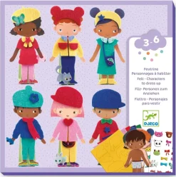 Djeco Felt Dress-Up Hot