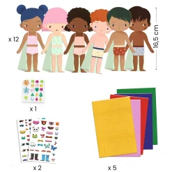 Djeco Felt Dress-Up Hot