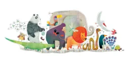 Djeco Giant Floor Puzzle 36 Piece: Animal Parade Best