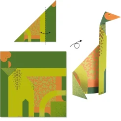 Djeco Origami Dinosaurs Fashion