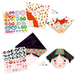 Djeco Origami Pretty Faces Fashion