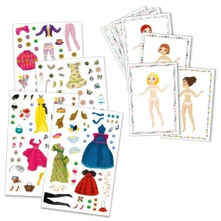 Djeco Paper Dolls: Massive Fashion New