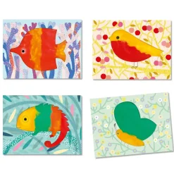 Djeco Petite Barbouille Mess-Free My First Finger Painting Fashion