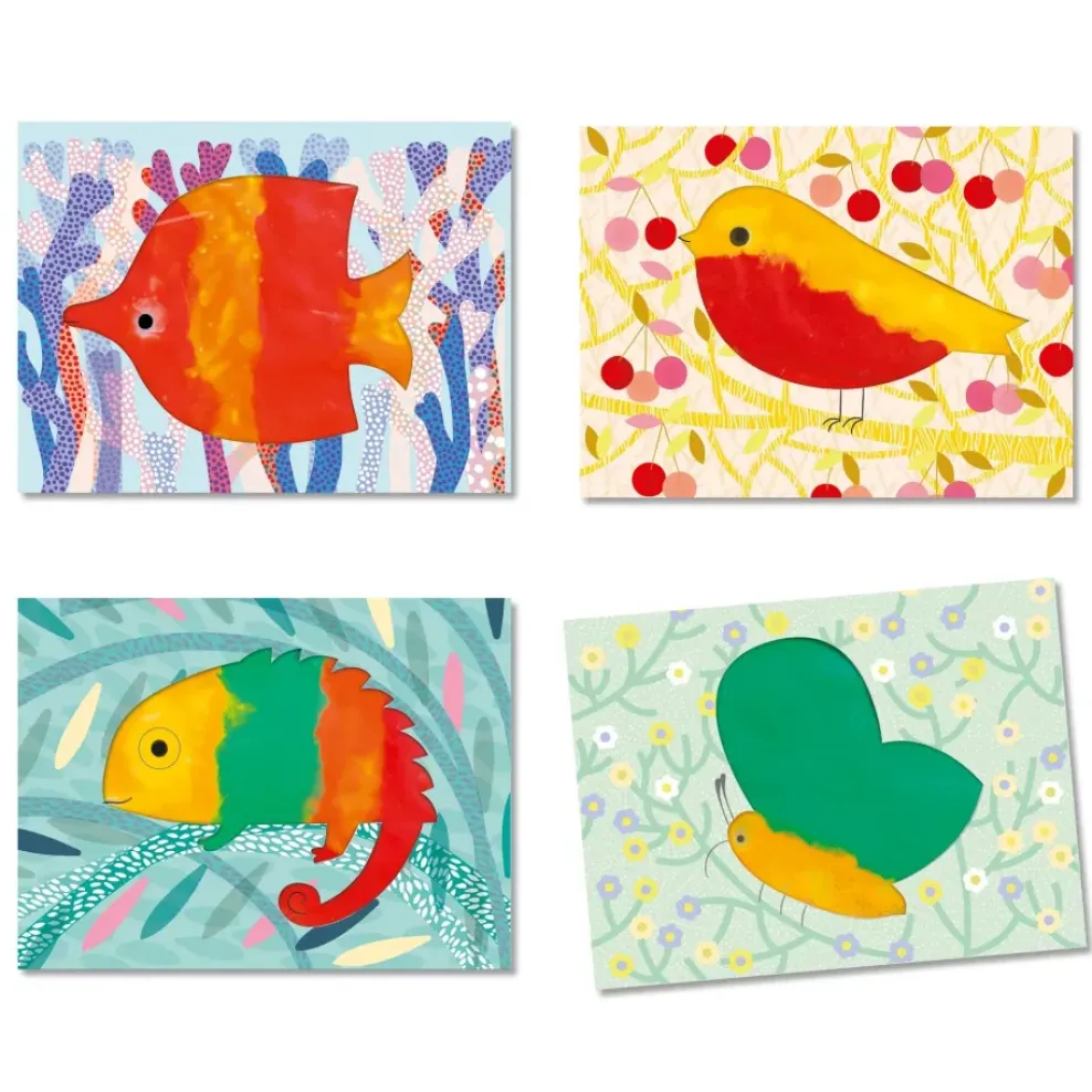 Djeco Petite Barbouille Mess-Free My First Finger Painting Fashion