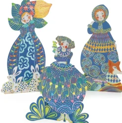 Djeco Scratch Card Activity Set: Pretty Dresses Outlet