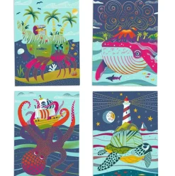 Djeco Scratch Card Activity Set: Topsy-Turvy Outlet