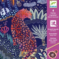 Djeco Scratch Card Activity Set: Lush Nature Discount