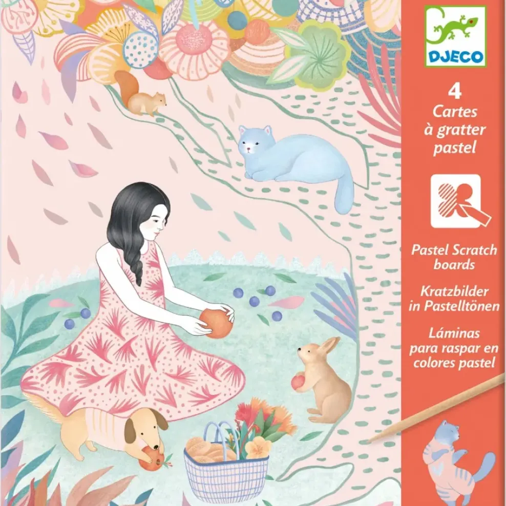 Djeco Scratch Card Activity Set: The Picnic Online