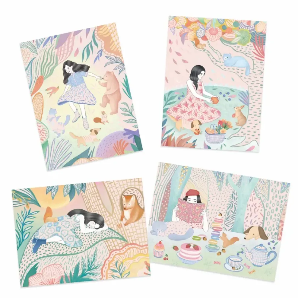 Djeco Scratch Card Activity Set: The Picnic Online