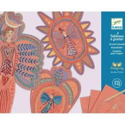 Djeco Scratch Card Activity Set: Angels Discount