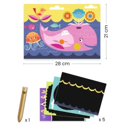 Djeco Scratch Cards Activity: It's So Fun to Discover Clearance