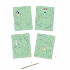 Djeco Scratch Cards Activity: Fantasy Garden - Discontinued Best