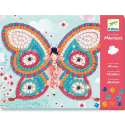 Djeco Sticker Mosaic Craft Kit: Butterflies New