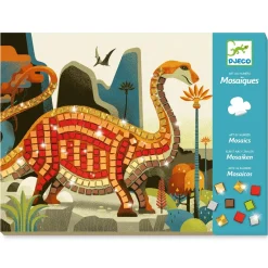 Djeco Sticker Mosaic Craft Kit: Dinosaurs New