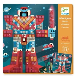 Djeco Sticker Mosaic Craft Kit: Space Battle Hot