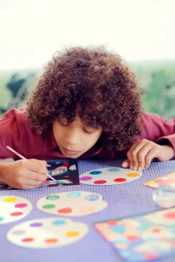 Djeco Surprise Watercolor Painting Cards Activity Set: Fanciful Bestiary Best