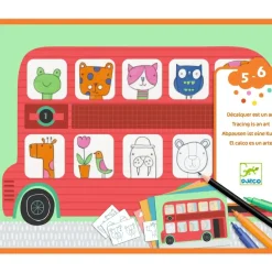 Djeco Tracing is an Art Drawing Set Online