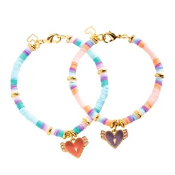 Djeco You & Me Jewelry Kit: Heart Heishi Beads & Jewelry Outlet
