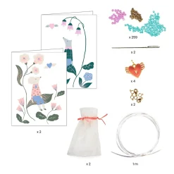 Djeco You & Me Jewelry Kit: Heart Heishi Beads & Jewelry Outlet