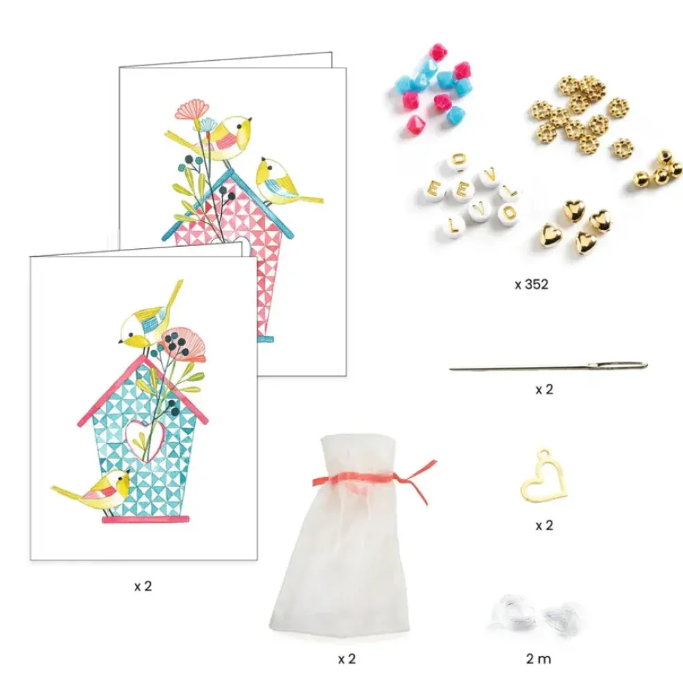 Djeco You & Me Jewelry Kit: Love Letters Beads & Jewelry New