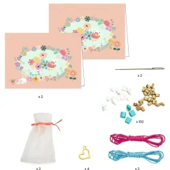 Djeco You & Me Jewelry Kit: Tila and Flowers Beads & Jewelry Discount