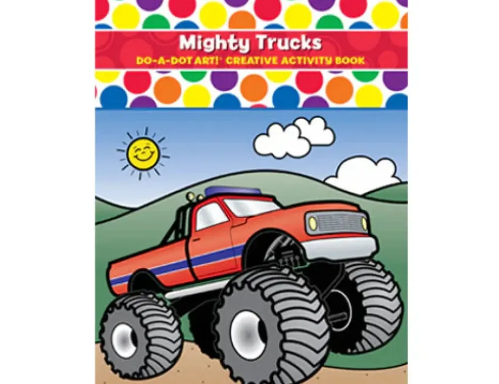 Do-A-Dot Art® Coloring Book: Mighty Trucks Sale