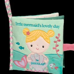 Douglas Baby Soft Activity Book Mermaid 6" (retired) Clearance