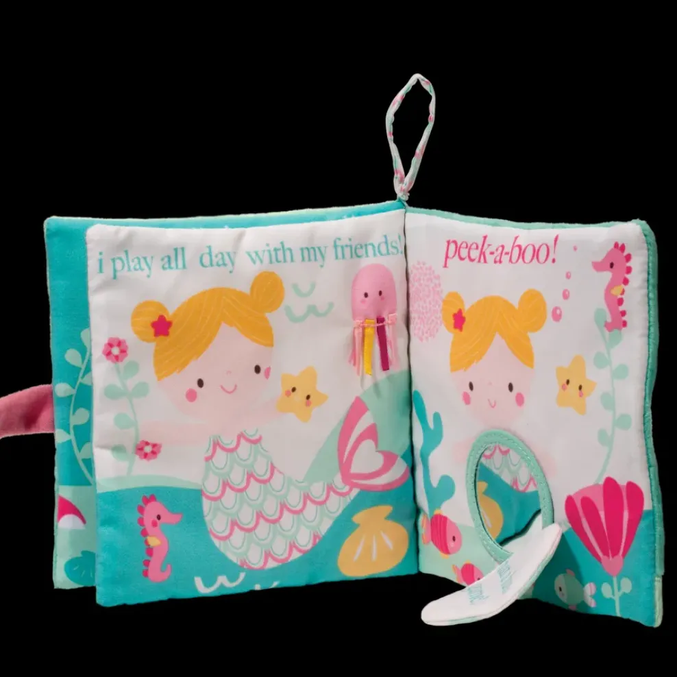 Douglas Baby Soft Activity Book Mermaid 6" (retired) Clearance