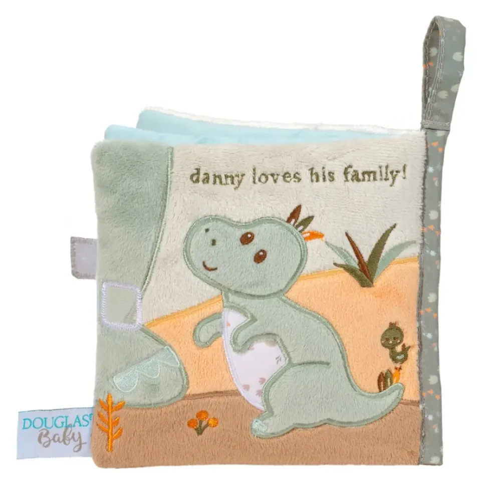 Douglas Baby Soft Activity Book Danny Dino 6" Fashion