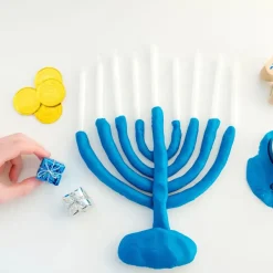 EGKD Earth Grown KidDough: Bagged Sensory Kit Hanukkah Online