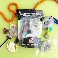 EGKD Earth Grown KidDough: Bagged Sensory Kit - Dinosaur Fossil Dig Outlet