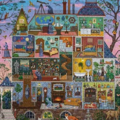 eeBoo 1000 Piece Puzzle Alchemist's Home Clearance