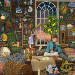 eeBoo 1000 Piece Puzzle Alchemist's Library Outlet