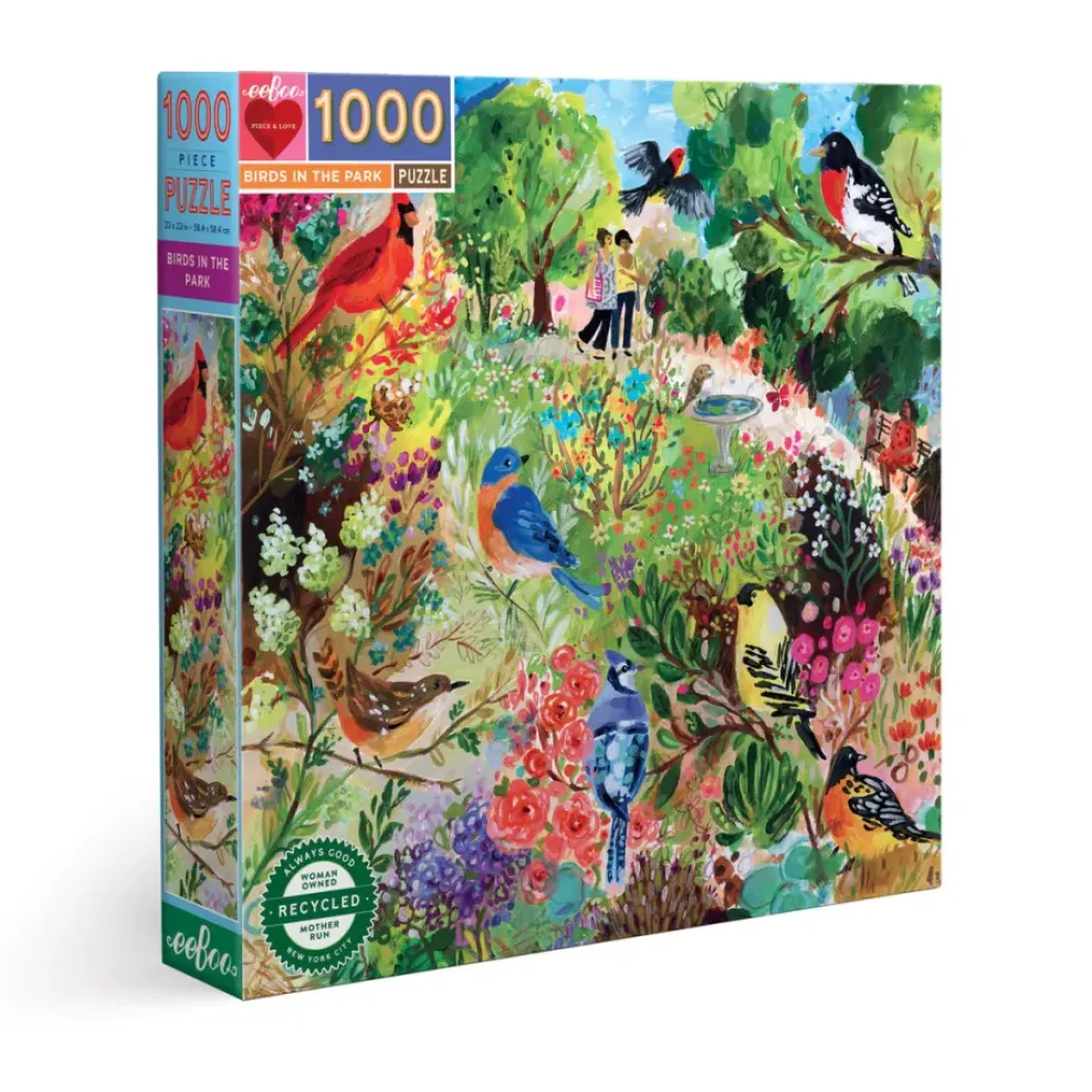 eeBoo 1000 Piece Puzzle Birds in the Park Online