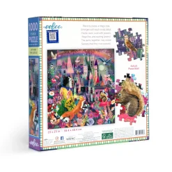 eeBoo 1000 Piece Puzzle Cats and the Castle Hot