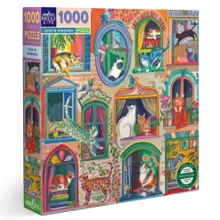 eeBoo 1000 Piece Puzzle Cats in Windows New