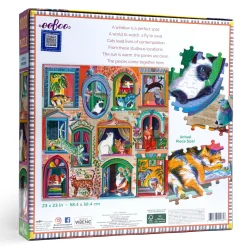 eeBoo 1000 Piece Puzzle Cats in Windows New