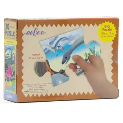 eeBoo 20 Piece Puzzle Dinosaur Land New