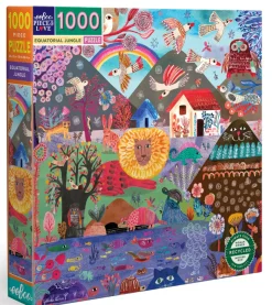 eeBoo 1000 Piece Puzzle Equatorial Jungle Best