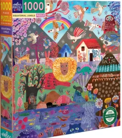 eeBoo 1000 Piece Puzzle Equatorial Jungle Best